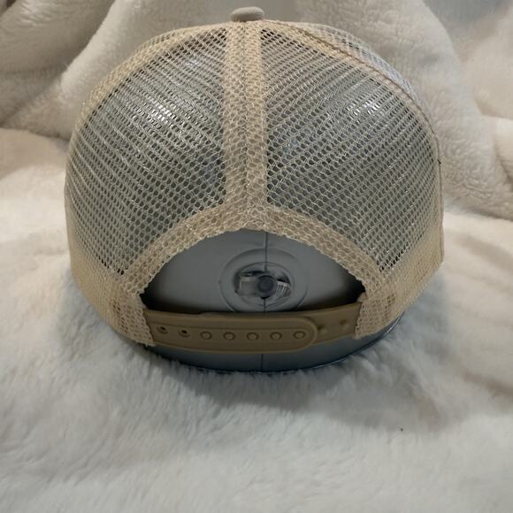 Too Turnt Tea Noca Hat Cap Baseball Snap Back Tan Trucker Mesh Rope Mens - Picture 3 of 5